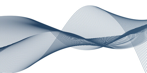 Abstract wave blend stripes lines white background. Vector curve line pattern mesh. Technology lines flow and motion energy blend.	