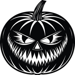 jack o lantern face with eyelashes