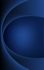 Circular effect blue and dark blue gradient color abstract digital background for web