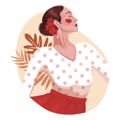 Spanish woman realistic character