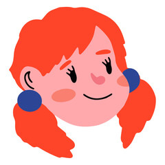 Girl face cute
