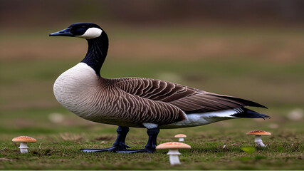 Obraz premium canada goose branta canadensis