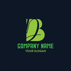letters b text logo design vector format