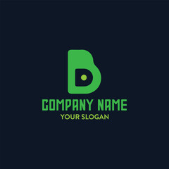 letters b text logo design vector format