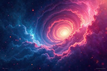 Abstract swirling nebula texture, perfect for website backgrounds , stock, seamless loop, graphics