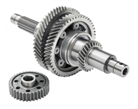 Gearbox png transmission box png automotive gear system png mechanical gearbox png machine gear unit png vehicle drivetrain png transparent background image