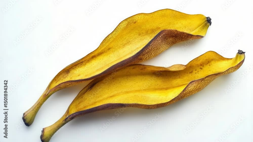 Poster fresh bananas on a clean and smooth background