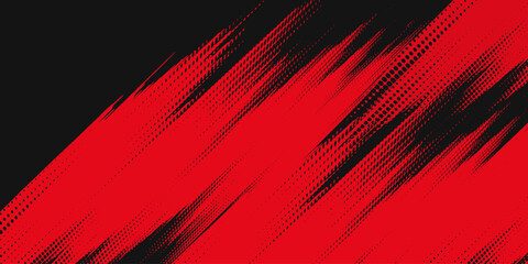 Abstract template background red and black contrast color for technology style business design. You can use it for advertising, sport poster, template, business presentation. Vector illustration