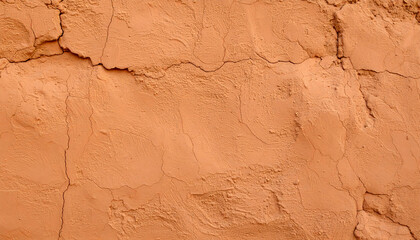 Fototapeta premium Red Clay Wall Texture Background