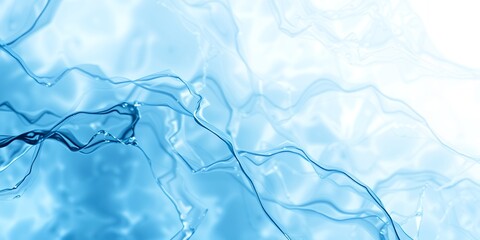 Obraz premium A delicate dance of light and shadow in a swirling blue fluid abstract watercolor texture art