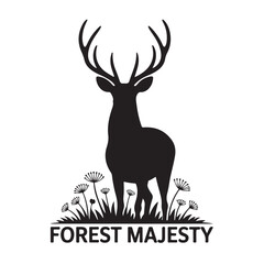 deer silhouette vector