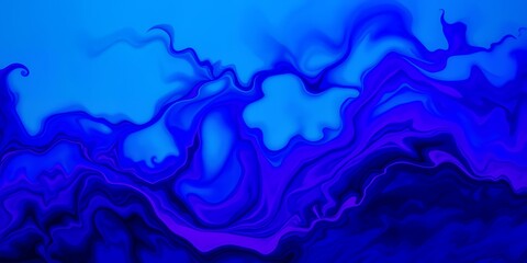 An abstract depiction of swirling blue and purple hues creating a fluid, dynamic composition