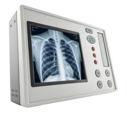 Hospital chest x ray viewer png medical x ray viewer png diagnostic tool png white background png healthcare device png transparent background image
