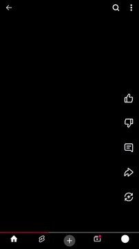 YouTube Mobile Interface Mockup Animation - Vertical YT UI Interface Overlay (Black Multiply Background) with Feed Elements, Buttons & Comments for Sizzle Reels & Vertical Video Campaign Presentations