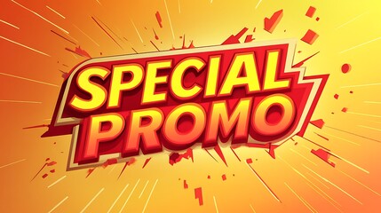 Special promo graphic design.