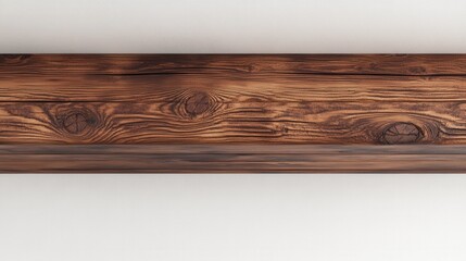 Rustic Wooden Surface with Distinct Grain Patterns and Textures