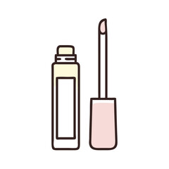 Minimal Makeup Concealer Container Design – Vector Art for Ads

