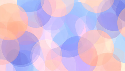 Pastel Abstract Background with Soft Circles