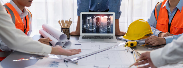 Compliance system for brisk online corporate business to meet quality standard