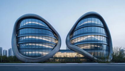 Stunning Modern Architecture: The Fluid Curves of a Contemporary Building