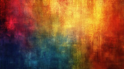 Vibrant Abstract Texture in Warm and Cool Color Palette Background