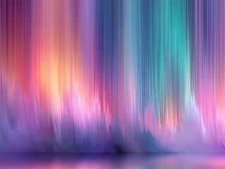 stunning piece of digital art characterized by its abstract and vibrant design. It features a vertical gradient composition with smooth, flowing textures and glowing colors