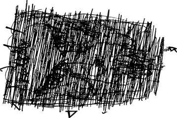 textured hand printed shape collection vector.