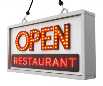 led restaurant open sign png led open sign png restaurant sign png illuminated sign png neon sign png transparent background image - Powered by Adobe