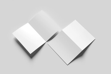 A4 bifold brochure mockup