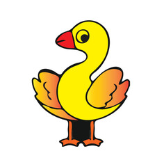 Smile Cute Colorful Birds Vector
