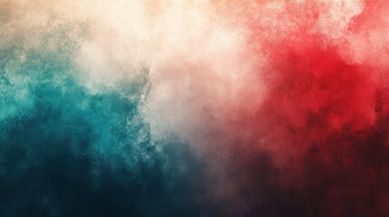 Obraz premium Abstract Colorful Background with Blue, Red, and Cream Hues