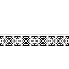 Decorative Border Design, Black and White, Elegant & Minimal