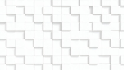 Obraz premium White Cubes Geometric Pattern Texture Background