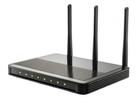 Office wireless router png WiFi router png internet router png home office router png dual-band router png transparent background image