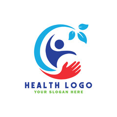 Obraz premium health care logo design vector