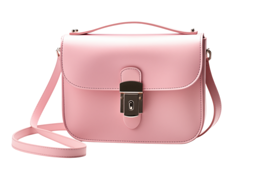 red bag isolated on white