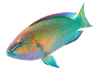 Parrotfish png reef fish png tropical marine fish png colorful fish png ocean species png aquarium fish png transparent background image