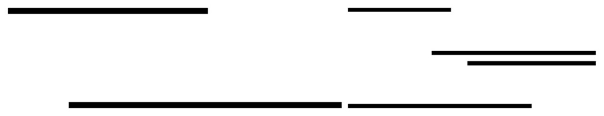 Black horizontal lines of varying lengths spaced apart in an abstract layout. Ideal for design, creativity, minimalism, abstraction, balance, geometry, and modernity. Flat simple metaphor
