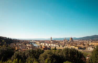 Obraz premium Skyline of Florence city in Tuscany, Italy
