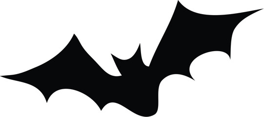 Dark Halloween Bat Vector Illustration – Perfect for Posters, Invitations, and Decorations.
