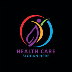 health care logo design vector