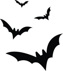 halloween bat and bats