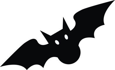 Scary Halloween Bat Vector – Ideal for Digital Art, Party Flyers, and Crafts