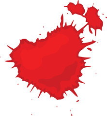 Scary Blood Splatter Vector Art for Halloween Themes