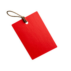 - Classic Red Sale Tag with Hanging String, Transparent PNG&rdquo;