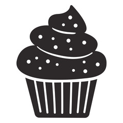 Cupcake sprinkles swirl topping large