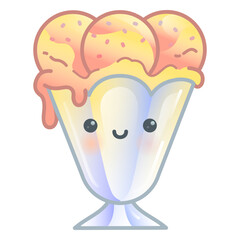 Cute ice cream gradient