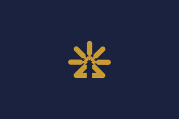 light logo icon design template with vector inspiration logo