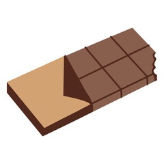 Chocolate bar flat sweets
