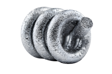 Abstract Spiral Metal Design 3D Render Industrial Texture Grey Silver Color